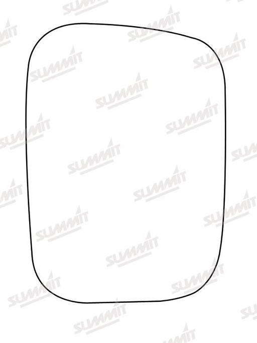 Summit Stick-On Commercial Mirror Glass fits Nissan Urvan 79 to 95 LHS Summit - Bars 4 Cars