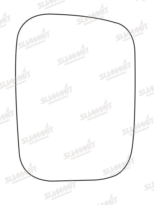 Summit Stick-On Commercial Mirror Glass fits Nissan Urvan 79 to 95 LHS Summit - Bars 4 Cars