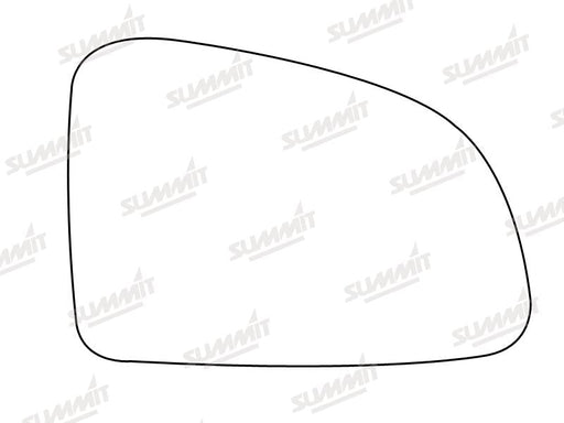 Summit Heated Base Plate With Standard Mirror Glass fits Vauxhall Meriva RHS Summit - Bars 4 Cars