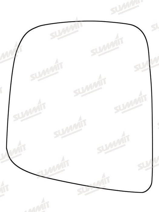 Summit Heated Backing Plate with Commercial Glass fits Nissan Nv200 Van 10-16 LHS Summit - Bars 4 Cars