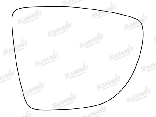 Summit Stick-On Aspheric Mirror Glass fits Renault Captur 13 on RHS Summit - Bars 4 Cars