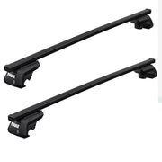 Thule SquareBar Evo Roof Bars Black fits Subaru Forester 2025- 5 doors with Raised Rails Thule - Bars 4 Cars