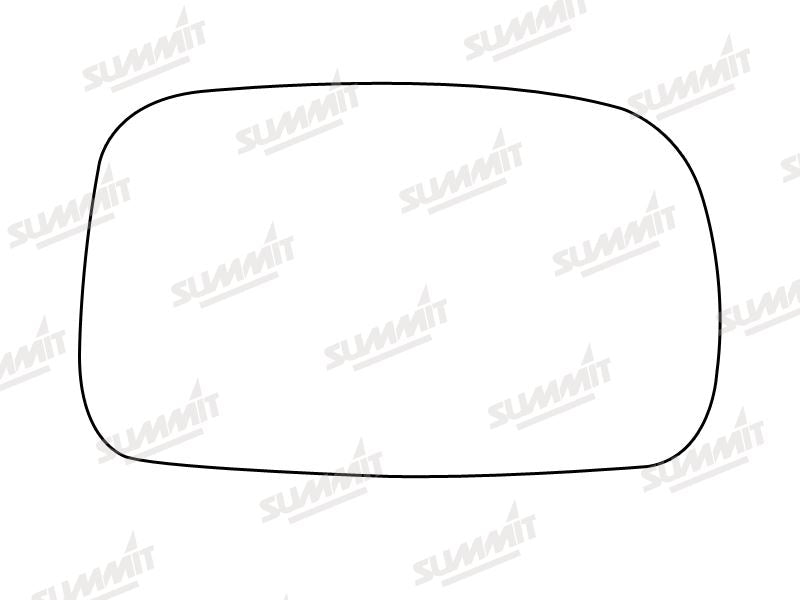 Summit Stick-On Standard Mirror Glass fits VW Corrado RHS Summit - Bars 4 Cars
