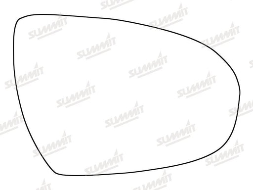 Summit Stick-On Standard Mirror Glass fits Hyundai Tucson 15 on RHS Summit - Bars 4 Cars