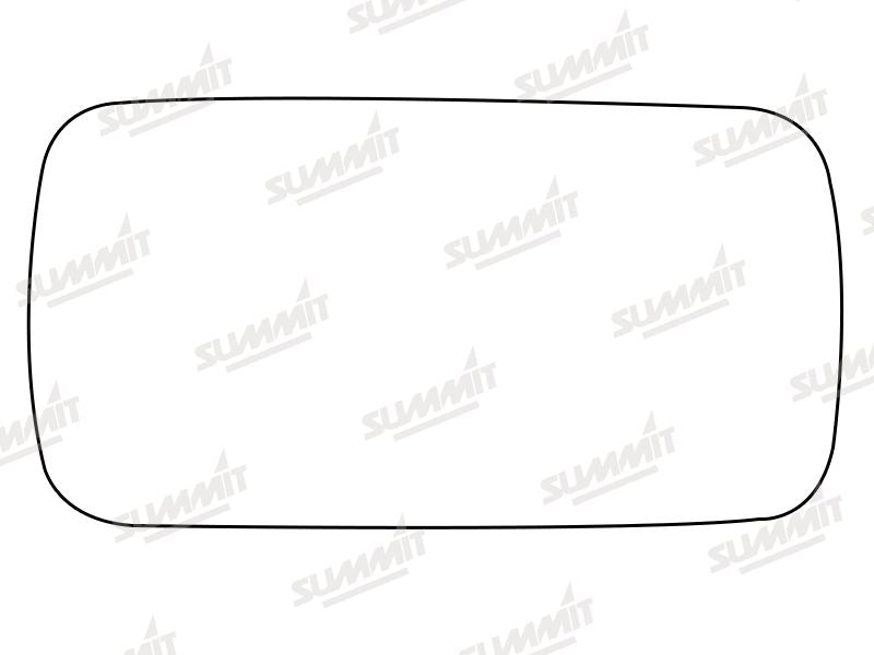 Summit Stick-On Anti Dazzle Mirror Glass fits Alfa 145 146 LHS Summit - Bars 4 Cars