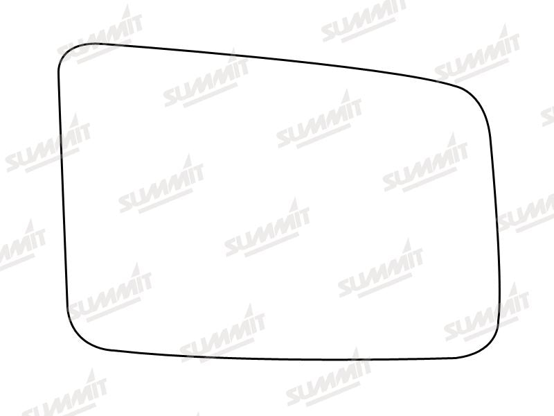 Summit Stick-On Standard Mirror Glass fits Vauxhall Astra Belmont RHS Summit - Bars 4 Cars