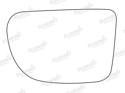 Summit Stick-On Standard Mirror Glass fits Daihatsu Sportrak RHS Summit - Bars 4 Cars