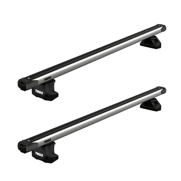 Thule SlideBar Evo Roof Bars Aluminum fits Jeep Wagoneer S 2025- 5 doors with Normal Roof Thule - Bars 4 Cars