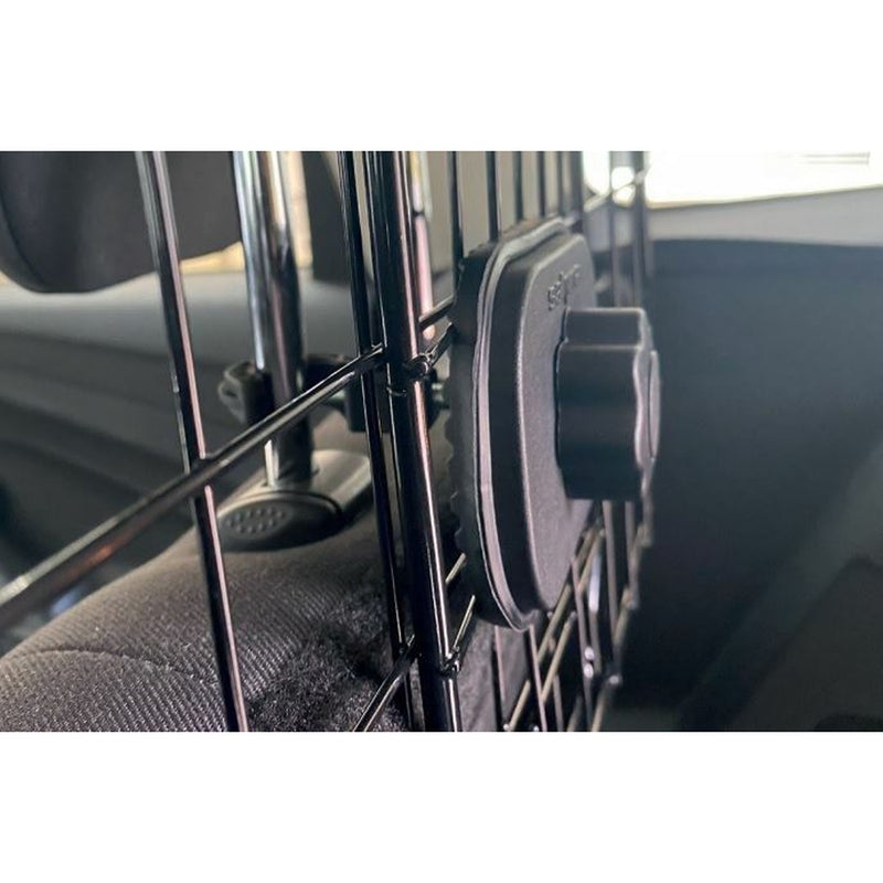 Sakura SS5453 Car Partition SUV Dog Guard Mesh Headrest In Black Sakura - Bars 4 Cars