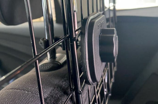 Sakura SS5453 Car Partition SUV Dog Guard Mesh Headrest In Black Sakura - Bars 4 Cars