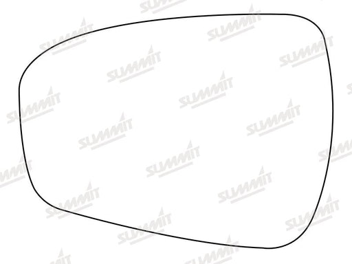Summit Stick-On Aspheric Mirror Glass fits Ford Mondeo 12 on LHS Summit - Bars 4 Cars