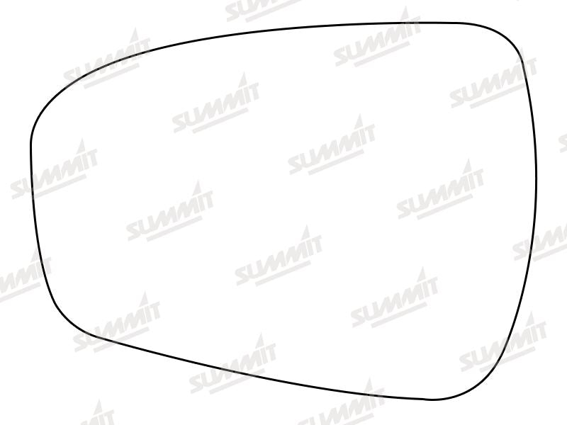 Summit Stick-On Aspheric Mirror Glass fits Ford Mondeo 12 on LHS Summit - Bars 4 Cars