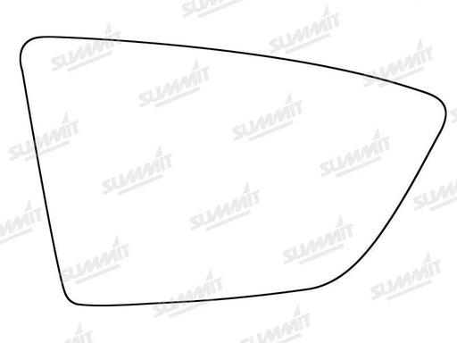 Summit Heated Base Plate With Standard Mirror Glass fits Seat Leon 12 on RHS Summit - Bars 4 Cars