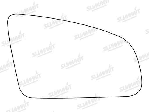 Summit Heated Base Plate With Standard Mirror Glass fits Audi A3 A6 RHS Summit - Bars 4 Cars