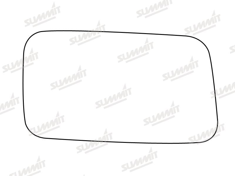 Summit Stick-On Standard Mirror Glass fits Fiat Panda RHS Summit - Bars 4 Cars