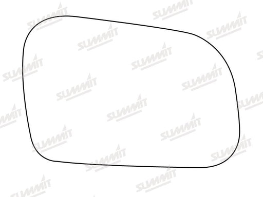 Summit Stick-On Standard Mirror Glass fits Rover 200 400 90 to 95 RHS Summit - Bars 4 Cars