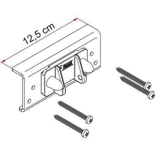 Fiamma Bracket Kit For Dethleffs After 2010 Carry Bike Pro Fiamma - Bars 4 Cars