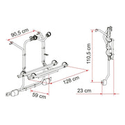Fiamma Carry Bike Mercedes Viano and Vito after 2004 cycle rack Fiamma - Bars 4 Cars