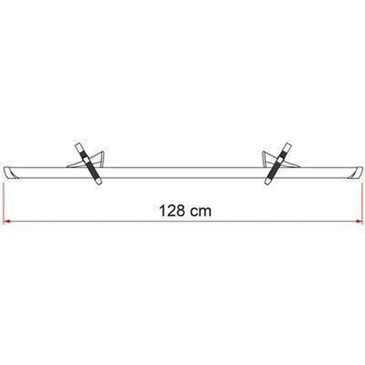 Fiamma New Style Rail Premium for Cycle Carriers Carry Bike Extra Replacement Fiamma - Bars 4 Cars