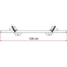 Fiamma New Style Rail Premium S for Cycle Carriers Carry Bike Extra Replacement Fiamma - Bars 4 Cars
