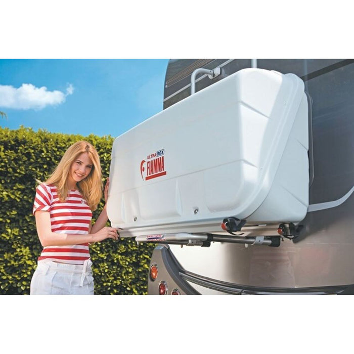 Fiamma Ultra Box 360 Rear Mount Storage Box Motorhome Storage Back Box Fiamma - Bars 4 Cars