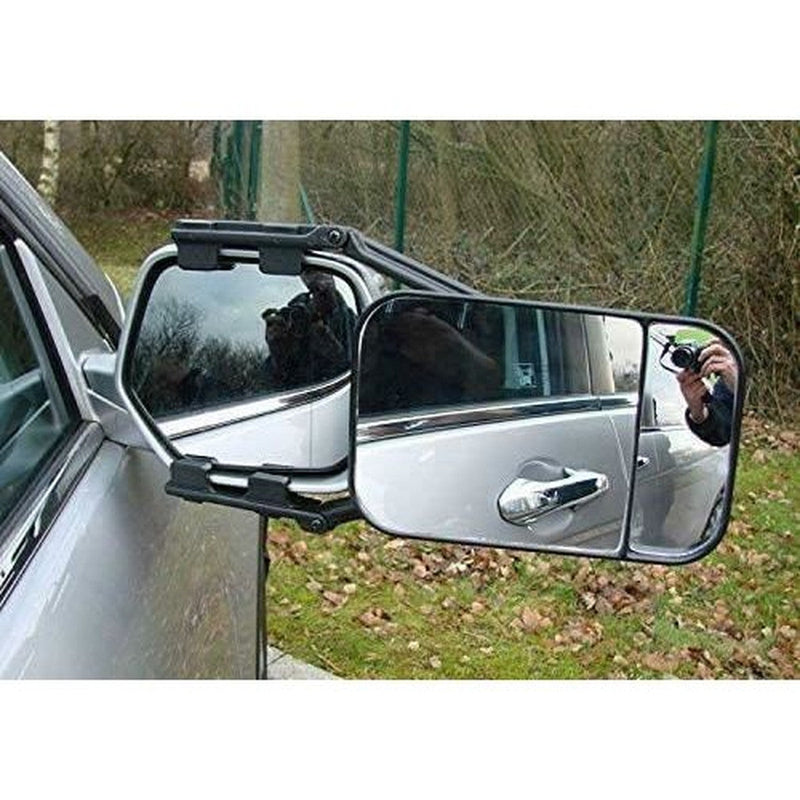 Maypole Large Convex Dual Glass Caravan Extension Towing Mirror Universal Fit Maypole - UK Camping And Leisure