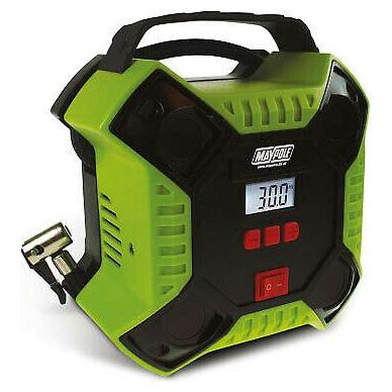 Maypole MP7950 12v Automatic Digital Car Bike Tyre Air Compressor Inflator Pump Maypole - UK Camping And Leisure