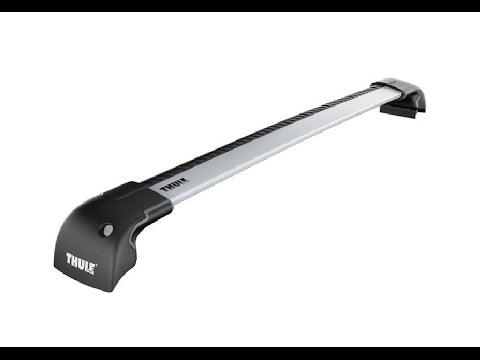 Thule WingBar Edge Roof Bars Black fits Fiat Panda 2003-2011 5 doors with Raised Rails Thule - Bars 4 Cars