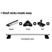 Thule ProBar Evo Roof Bars full kit 391000 710500 145340 image 6