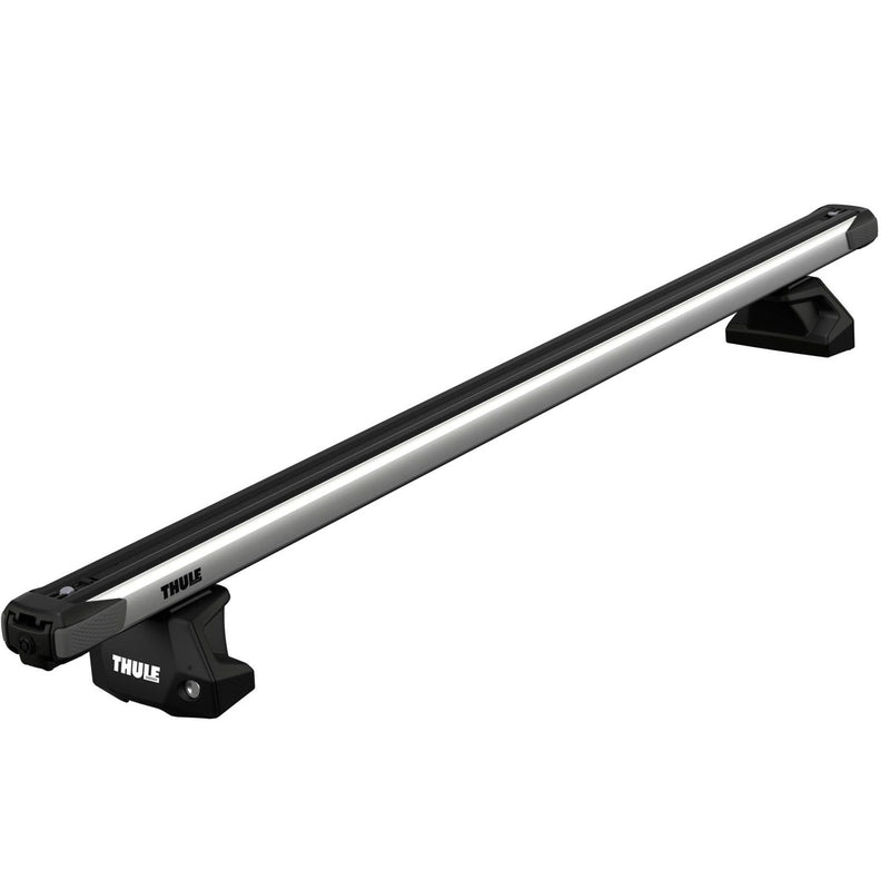 Thule SlideBar Roof Bars full kit 891000 710600 186010 installed on vehicle