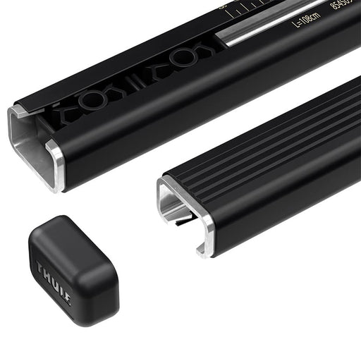 Thule SquareBar Evo Roof Bars full kit 712100 710600 186021 close-up detail