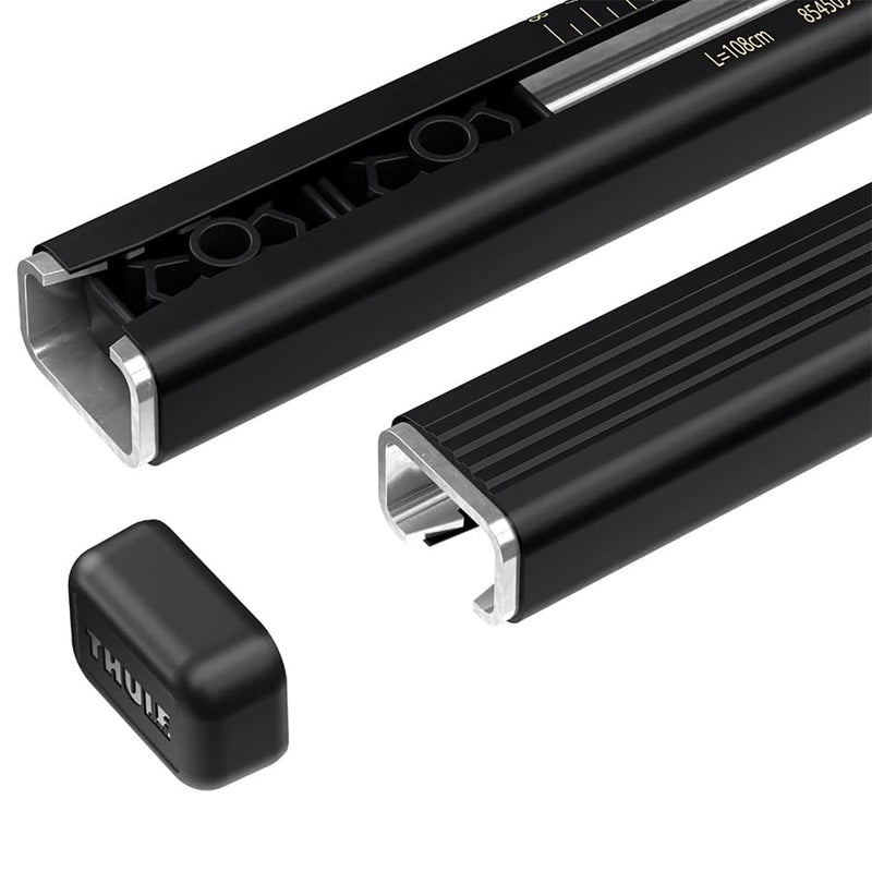 Thule SquareBar Evo Roof Bars full kit 712300 710600 186208 close-up detail