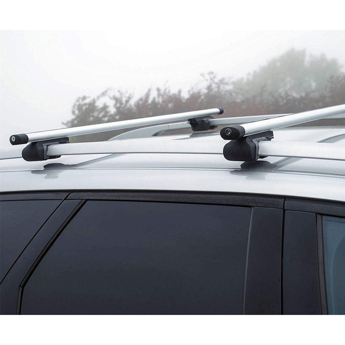 Summit Value Aluminium Roof Bars fits Volkswagen Caddy Maxi  2004-2015  Van 5-dr with Railing images