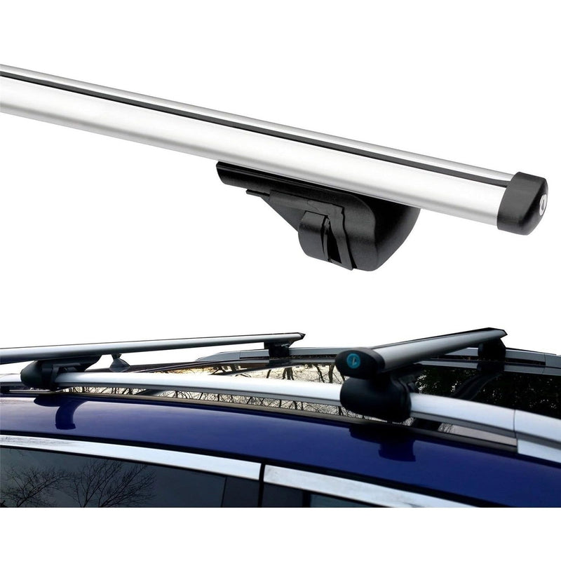 Summit Value Aluminium Roof Bars fits Vauxhall Astra 1985-2009 Van 4-dr with Raised Rails Summit - Bars 4 Cars