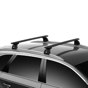 Thule WingBar Evo Roof Bars full kit 711220 710600 186090 installed on vehicle
