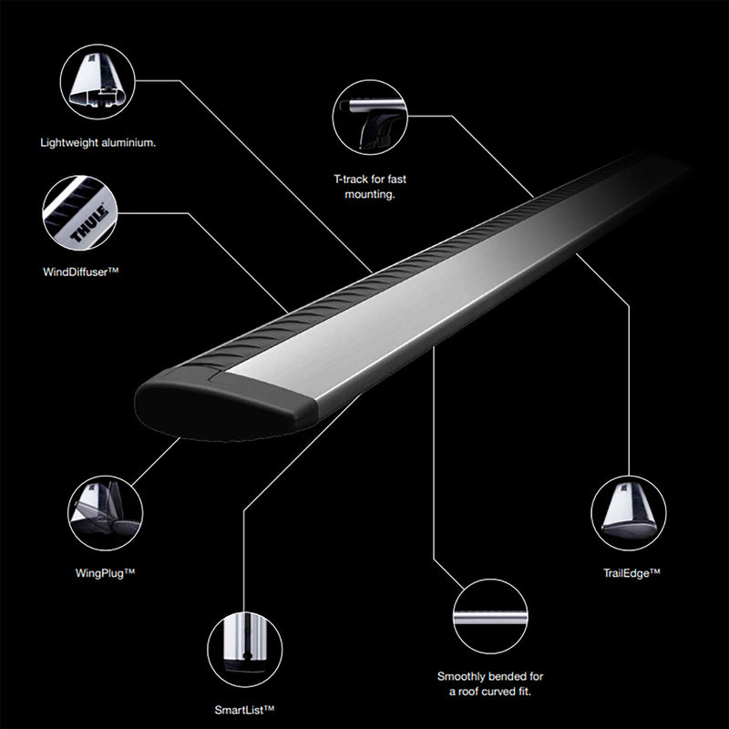 Thule WingBar Evo Full Roof Bar Kit