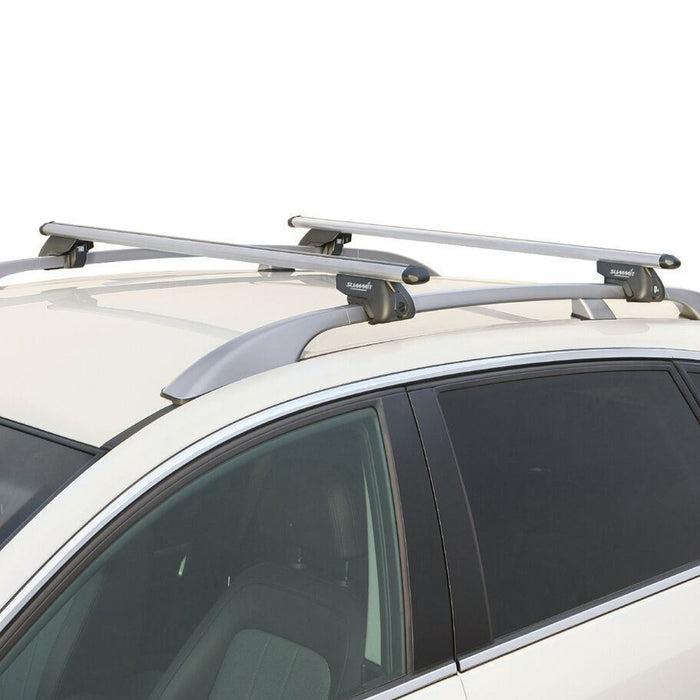 Summit Premium Aluminium Roof Bars fits Vauxhall Viva Rocks  2015-2020  Hatchback 5-dr with Railing image 5