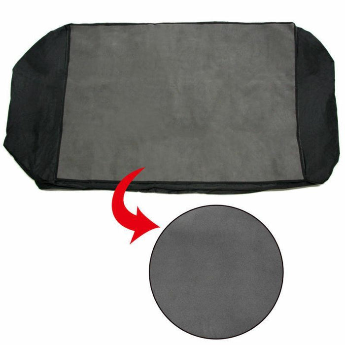 458 Litre Large Car Cargo Travel Rain Proof Roof Top Bag Storage Carrier Box Streetwize - Bars 4 Cars