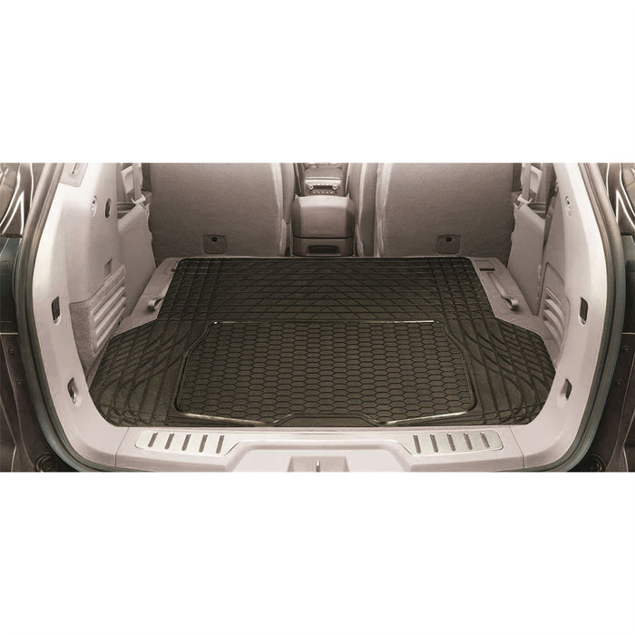 UBK4C Universal Fit Car Boot Mat Rubber Liner Protector Non Slip (Large)