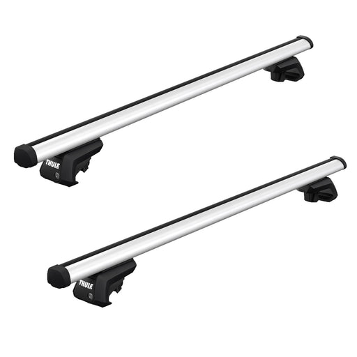 Thule ProBar Evo Roof Bars Aluminum fits Chrysler Voyager/Grand Voyager 1996-2000 5 doors with Raised Rails image 1