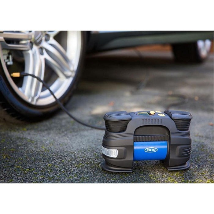 Ring 12V Rapid Digital Tyre Inflator for Campervans Motorhomes Caravan Car UK Camping And Leisure