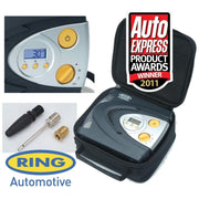 Ring RAC630 12V Digital Air Compressor Wheel Tyre Inflator Pump Psi & Bar + Case ukcampingandleisure - Bars 4 Cars