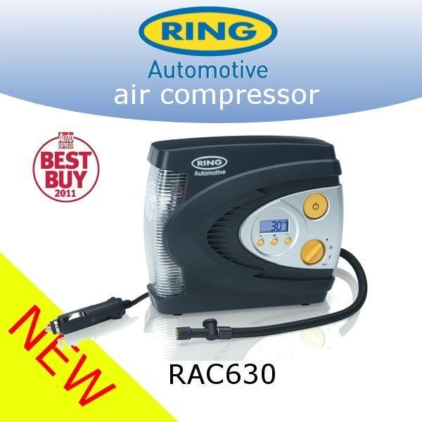 Ring RAC630 12V Digital Air Compressor Wheel Tyre Inflator Pump Psi & Bar + Case ukcampingandleisure - Bars 4 Cars
