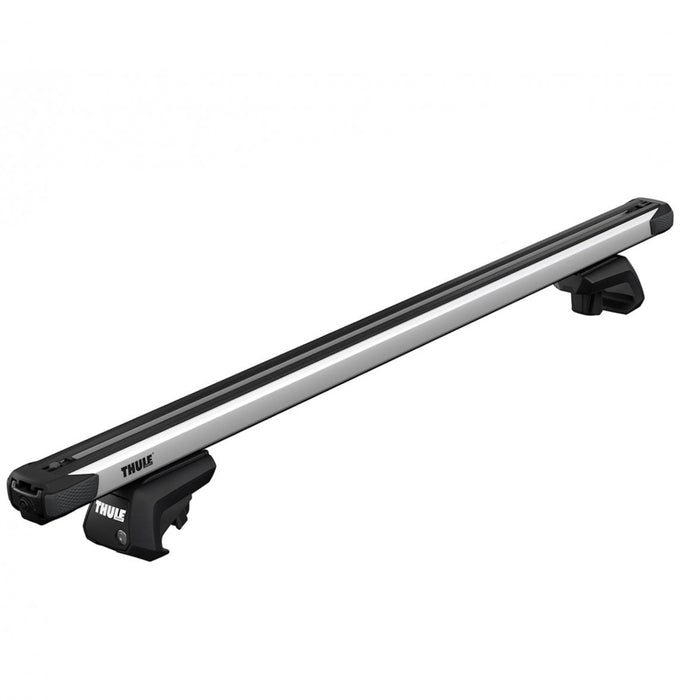 Thule SlideBar Evo Roof Bars Aluminum fits Volkswagen Golf Variant/Sportcombi/SportWagen 2013-2020 5 doors with Raised Rails Thule - Bars 4 Cars