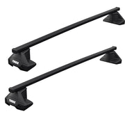 Thule SquareBar Evo Roof Bars Black fits Ford S-Max 2015-2023 5 doors with Flush Rails Thule - Bars 4 Cars