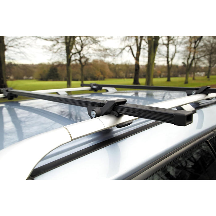 Summit Value Steel Roof Bars fits Chevrolet Cruze 2012-2017 Estate 5-dr with Raised Rails Summit - Bars 4 Cars