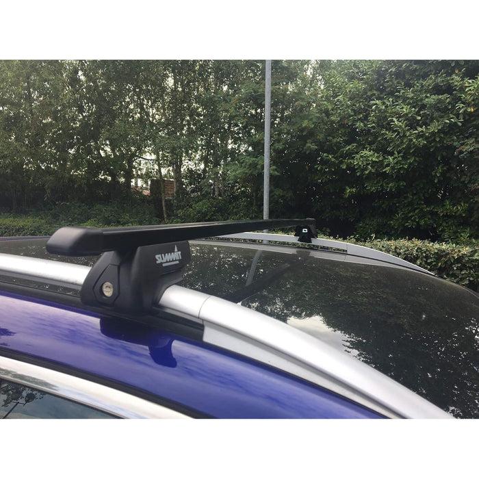 Summit Premium Steel Roof Bars fits Hyundai Atos 1999-2007 Hatchback 5-dr with Raised Rails Summit - Bars 4 Cars