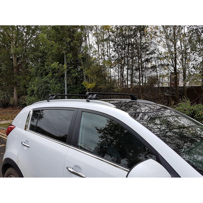 Summit Premium Steel Roof Bars fits Suzuki Splash EX 2008-2015  Hatchback 5-dr with Flush Rails image 4
