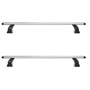Summit Premium Aluminium Roof Bars fits Renault Clio MK4 2012-2019 Hatchback 5-dr with Normal Roof Summit - Bars 4 Cars
