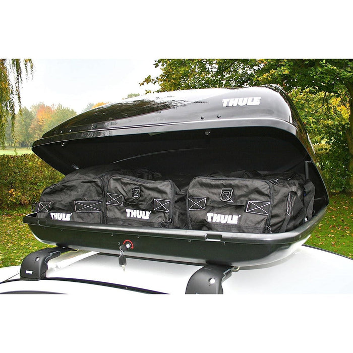 THULE Ocean 100 Car Roof Box in Gloss Black 360 Litre Size Thule - Bars 4 Cars